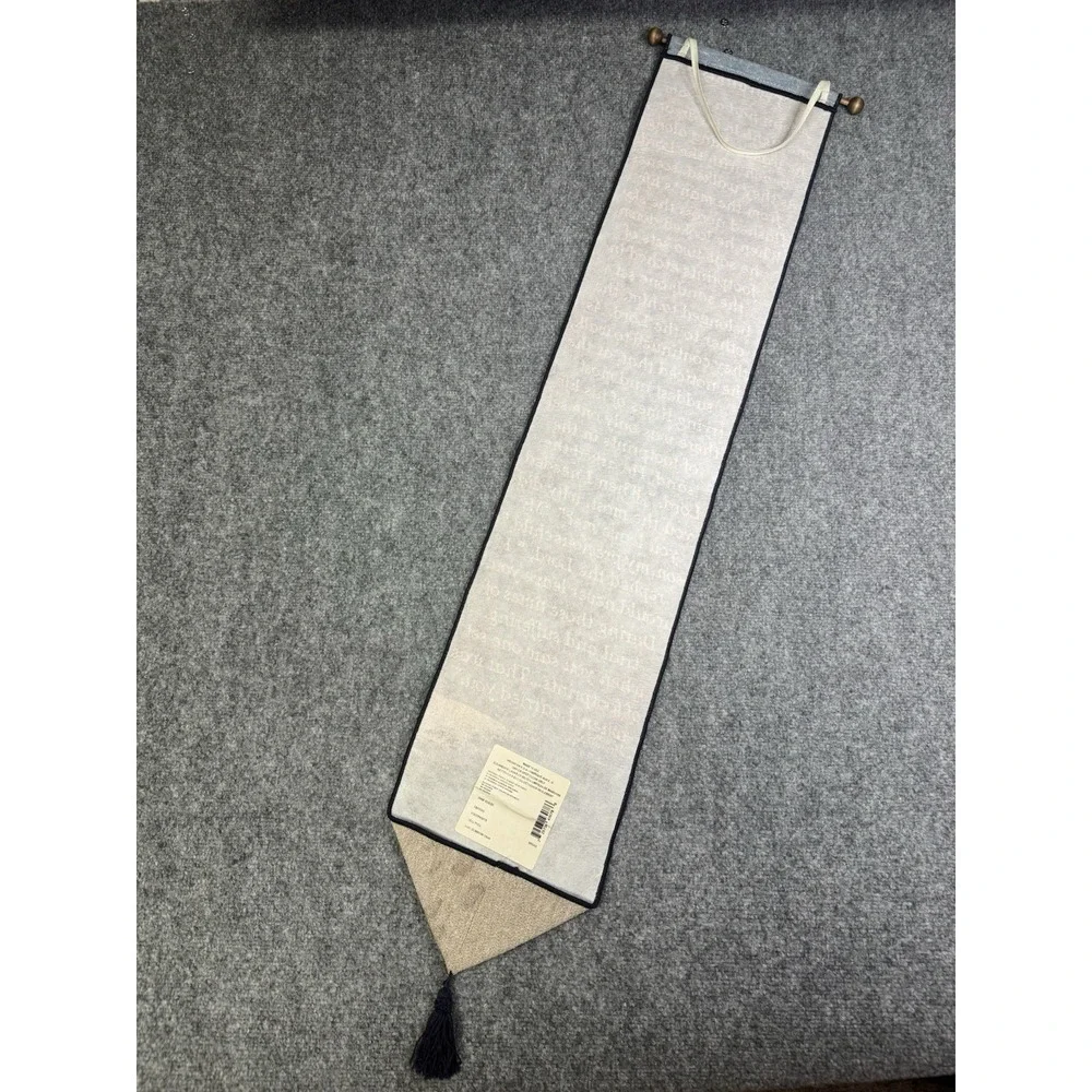 Manual Woodworkers & Weavers Hanging Tapestry With Hanger New Footprints Poem